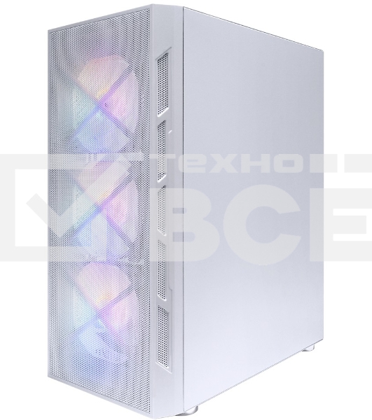 Компьютерный корпус 1STPLAYER FIREBASE XP White / ATX / 4x120mm LED fans / XP-WH-4F1-W