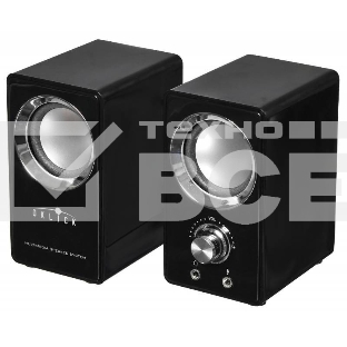Колонки Oklick OK-116 2.0 черный 6Вт