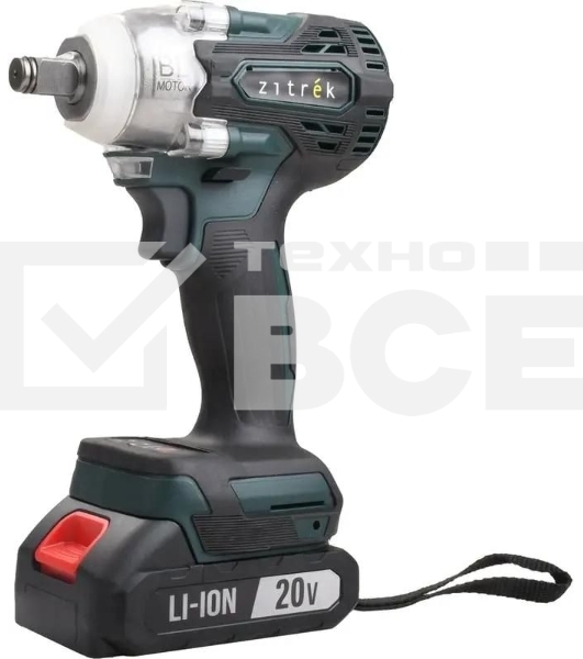 Гайковерт Zitrek Crusher 20 аккум. патрон:квад.1/2