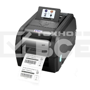 Принтер этикеток TSC TX310 (TX310-A001-1202) термотрансферная печать и прямая термопечать, 300 dpi, 152 мм/сек, Ethernet, RS-232, USB, чёрный