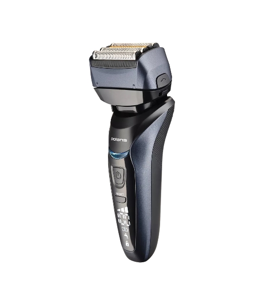 Электробритва сетчатая Polaris PMF 1016RC реж.эл.:4 питан.:элек.сеть/аккум. темно-синий/черный