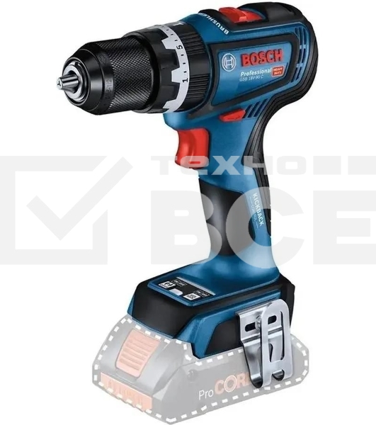 Дрель-шуруповерт Bosch GSR 18V-90 C solo, без АКБ, без ЗУ
