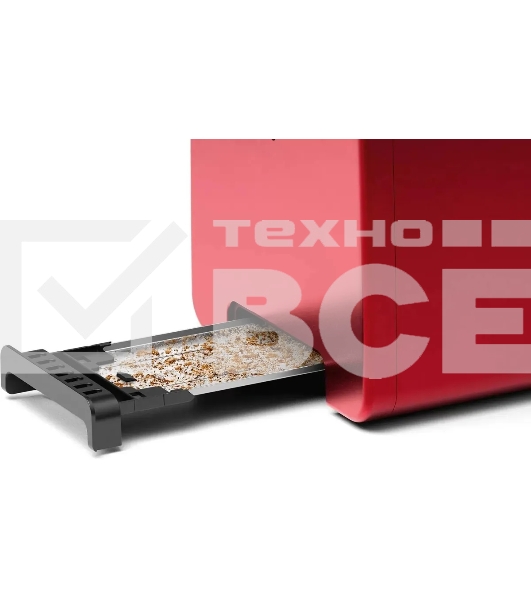 Тостер Bosch TAT4P424 красный/черный