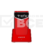 Мобильный телефон Maxvi E11ds красный/серебристый, фото7