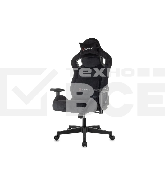 Кресло игровое Zombie Ghost Fabric черный Light-20 крестов. пластик