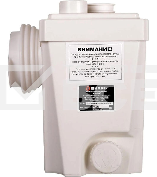 Насос канализационный Вихрь КН-500 68/9/2