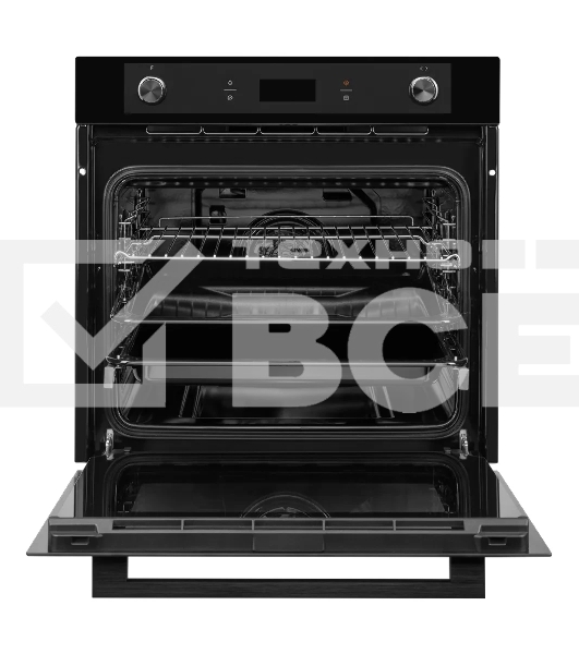 Встраиваемый духовой шкаф Kuppersberg HM 639 Black 60 см, 70 л, 9 режимов, гидролизная очистка, черный