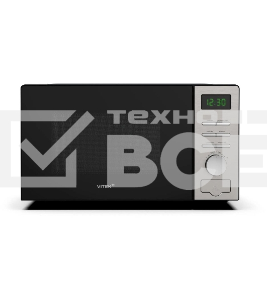 Микроволновая печь Vitek VT-MW0620 20 л, 700 Вт, черный/серебристый