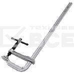 Струбцина Denzel F-образная, 100x400 мм, кованая, фото 1