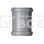 Муфта PP-H ремонтная серая HT HTU Дн 32 б/нап в/к Ostendorf (110500), фото2