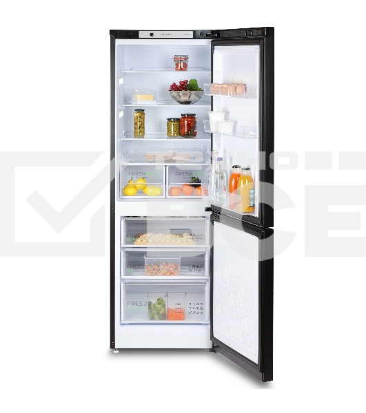 Холодильник БИРЮСА B6156 310л черный