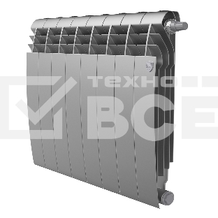 Радиатор Royal Thermo BiLiner 500 Silver Satin VR80 - 8 секц.