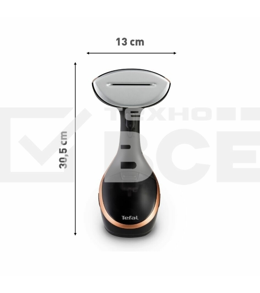 Отпариватель Tefal DT9100E0 черный/медный, 1600 Вт, 30 г/мин, 200 мл