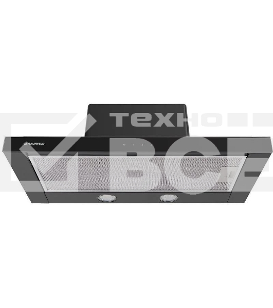 Вытяжка встраиваемая Maunfeld Ouse Touch Glass 60 черный, 60 см, 750 куб. м/ч, 48 дБ