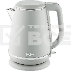 Чайник электрический Haier HK-502 1.5л. 3000Вт серый корпус: нерж.сталь/пластик (TD0029960RU), фото 1