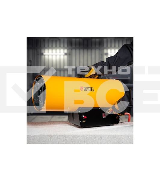 Газовая тепловая пушка Denzel GHG-50, 50 кВт, 1400 м3/ч, пропан-бутан