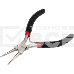 Круглогубцы Rexant 12-4606 Мини 120 мм никелированные, авторазжим, обливные рукоятки