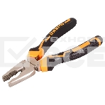 Плоскогубцы ВИХРЬ 180 мм., никелированные, двухкомпонентные рукоятки, фото4