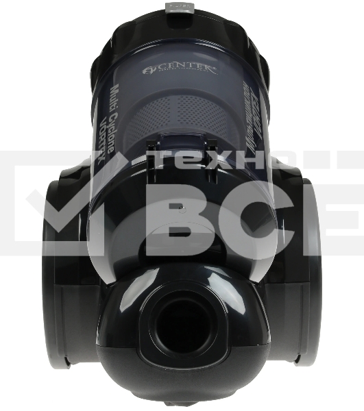 Пылесос Centek CT-2524 черный/серый, 420/2300 Вт, уборка сухая, пылесборник контейнер 2 л