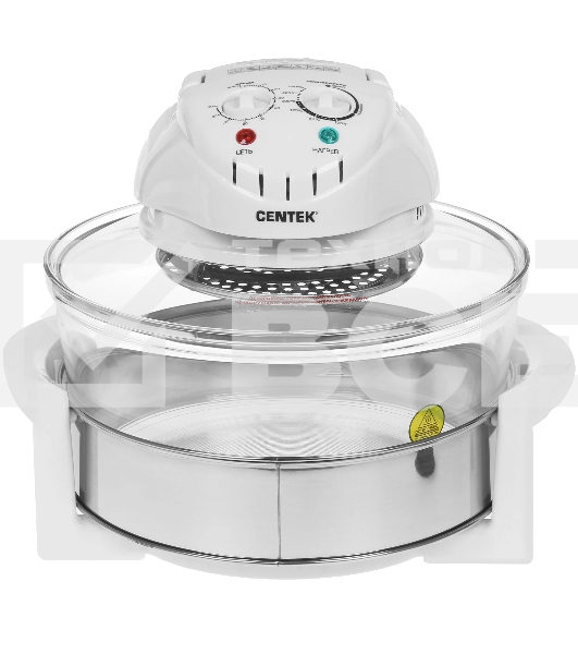 Аэрогриль Centek Ct-1456 белый, 1400 Вт, 12 л, механическое управление, 0 программ
