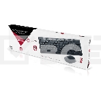 Комплект клавиатура+мышь Smartbuy 206368AG беспроводной, USB, 1600 DPI, чёрный, фото2