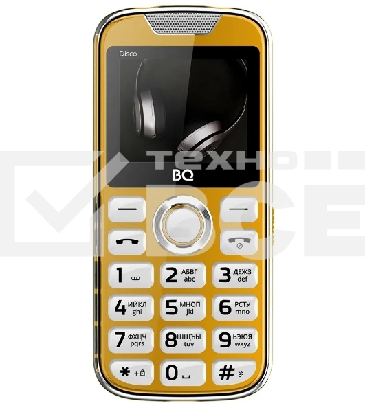 Мобильный телефон BQ 2005 Disco золотистый