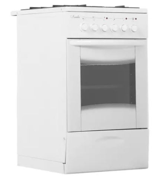 Комбинированная плита Лысьва ЭГ 1/3г01 МС-2у бел,стек крышк