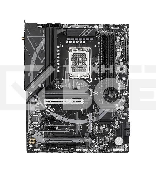 Материнская плата Gigabyte Z790 EAGLE AX, LGA 1700, Intel Z790, 4xDDR5, 4xSATA, 3xM.2, 1xPCIe 3.0 x1, 1xPCIe 4.0 x4, 1xPCIe 5.0 x16, 1xHDMI, 1xDP, 1x 2.5Gb LAN, 2xUSB-A 2.0, 4xUSB-A 3.2 Gen 1, 1xUSB 3.2 Gen 2, 7.1, ATX
