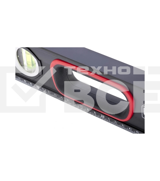 Уровень алюминиевый Matrix, усиленный, фрезерованный, 3 глазка, 2 комп. рукоятки, 800 мм