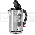 Чайник электрический Hyundai HYK-S9909 1.7л. 2200Вт серебристый матовый/черный корпус: металл, фото3