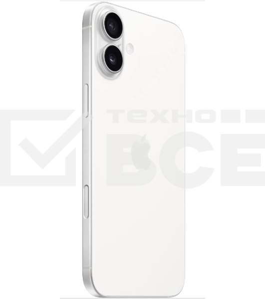 Смартфон Apple iPhone 16, 8/256Gb, белый
