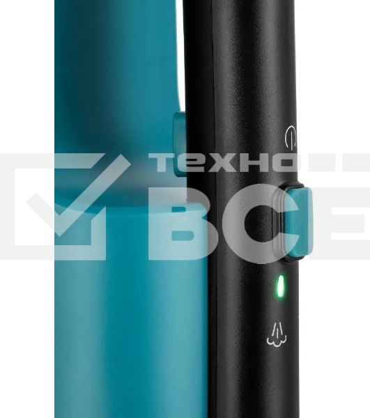 Швабра паровая Kitfort КТ-1078 черный/бирюзовый