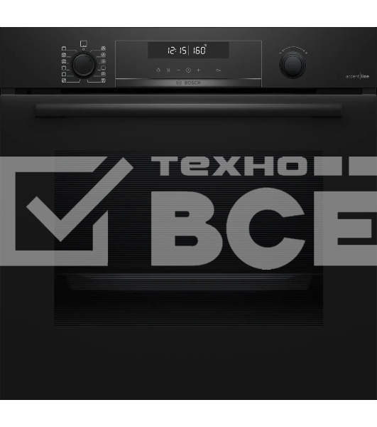 Духовой шкаф электрический Bosch HBG478CB3 черный