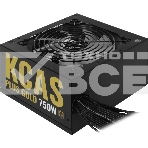 Блок питания Aerocool / Formula ATX 750W AC KCAS PLUS GOLD 750W RGB 80 PLUS gold (20+4pin) APFC 120mm fan color LED 8xSATA RTL, фото 1