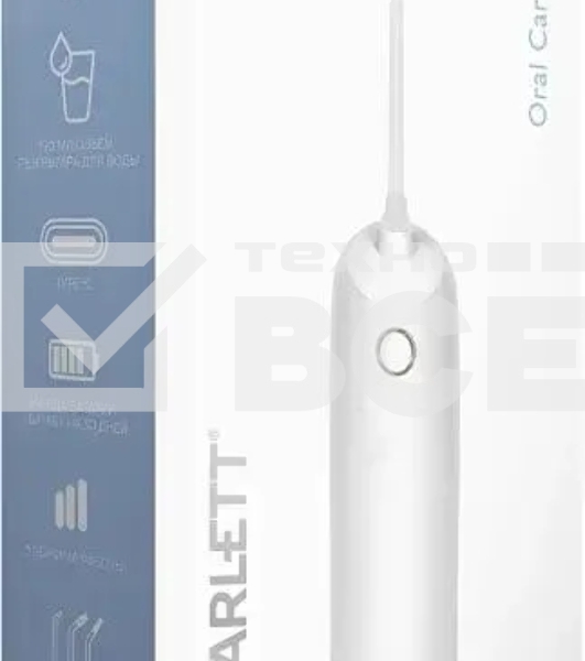 Ирригатор Scarlett SC-WF03 портатив. белый