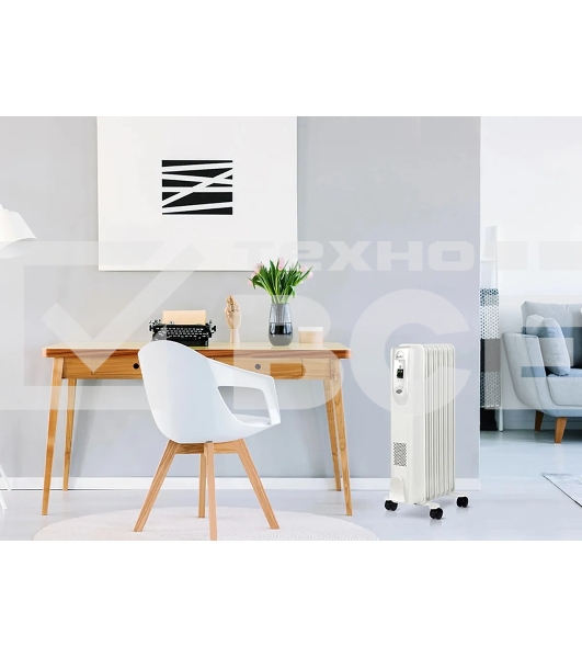 Обогреватель масляный Ballu Comfort BOH/CM-11WDN (11 секций) белый, 2200 Вт, 27 м2, термостат