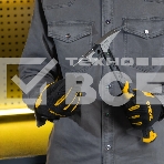 Молоток кровельщика Denzel 600 г, цельнокованый, боек с магнитом, двухкомп. обрезин. рук-ка, фото7