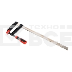 Струбцина F-образная усиленная Deli DL111230Z 300x120 мм, макс. усилие зажима 3500N, резьба 16мм, фото2