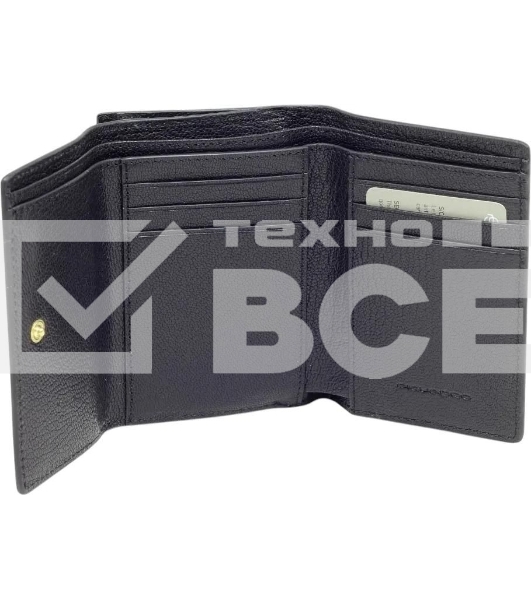 Кошелек женский Piquadro Patricia PD5216W140R/N черный натур.кожа