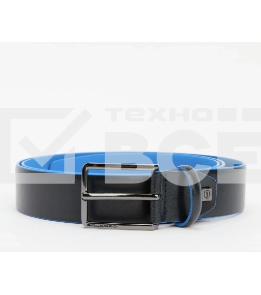 Ремень мужской Piquadro Blue Square CUBOX15B2R/BLU2, синий, натур.кожа