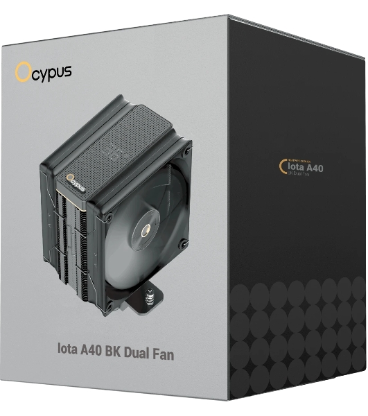 Кулер для процессора Ocypus Iota A40 BK Dual Fan Black (Iota-A40-BK2NNWD00X-GL)