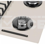 Газовая варочная панель Maunfeld EGHG.64.6CBG/G, 4 конфорки, закаленное стекло, бежевый, фото8