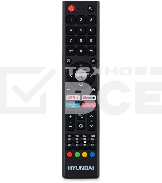 Телевизор Hyundai 55' H-LED55BU7009 черный LED UHD 60Hz Smart TV