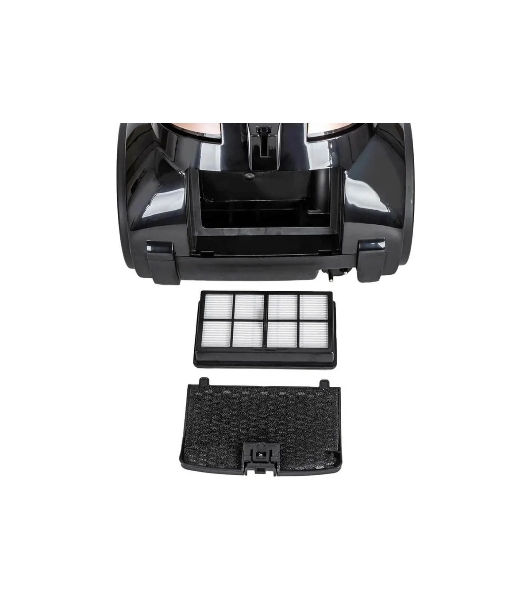 Пылесос Pioneer VC335C черный/персиковый, 360/2050 Вт, уборка сухая, пылесборник контейнер 2 л