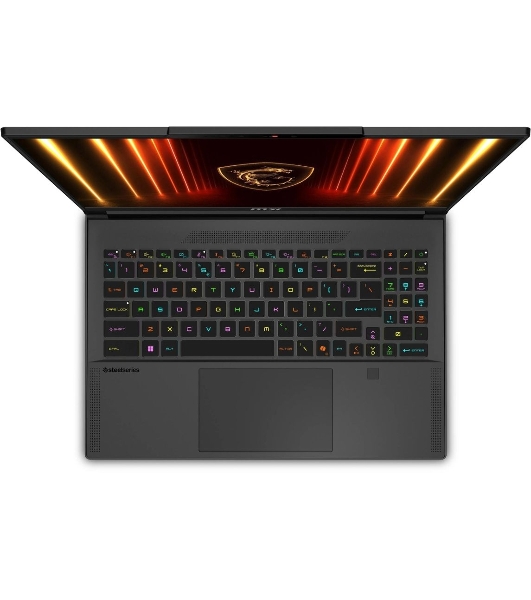 Ноутбук MSI Stealth A16 AI+ A3XWHG-232XRU/16'/OLED/AMD Ryzen AI 9 HX 370/32Gb/2Tb SSD/NVIDIA RTX 5070 Ti 12Gb/NoOS/черный/2.1kg