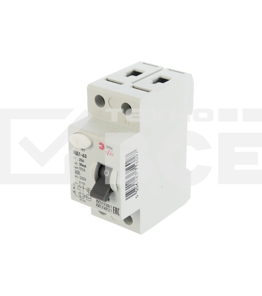 УЗО ЭРА Pro NO-902-24  вд1-63 1p+n 25а 30ма (90/1620)