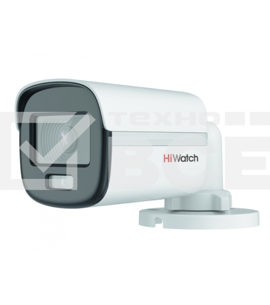 Камера видеонаблюдения аналоговая HiWatch DS-T200L(B)(2.8мм) 2.8-2.8мм HD-TVI цв. корп.:белый