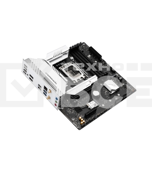 Материнская плата Maxsun Terminator B760M D4 WIFI6E, LGA 1700, Intel B760, 4xDDR4, 4xSATA, 3xM.2, 1xPCIe 5.0 x16, 1xPCIe 3.0 x4, 2xUSB-A 3.2 Gen 1, 2xUSB-A 3.2 Gen 2, 1xUSB-C 3.2 Gen 2x2, 1xHDMI, 1xDP, 1x 2.5Gb LAN, 3x3.5 мм, 5.1, M-ATX