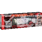 Клавиатура Defender Hawk GK-418 проводная, USB, черный/белый, фото2