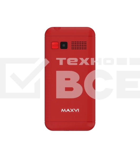 Мобильный телефон Maxvi B231ds красный